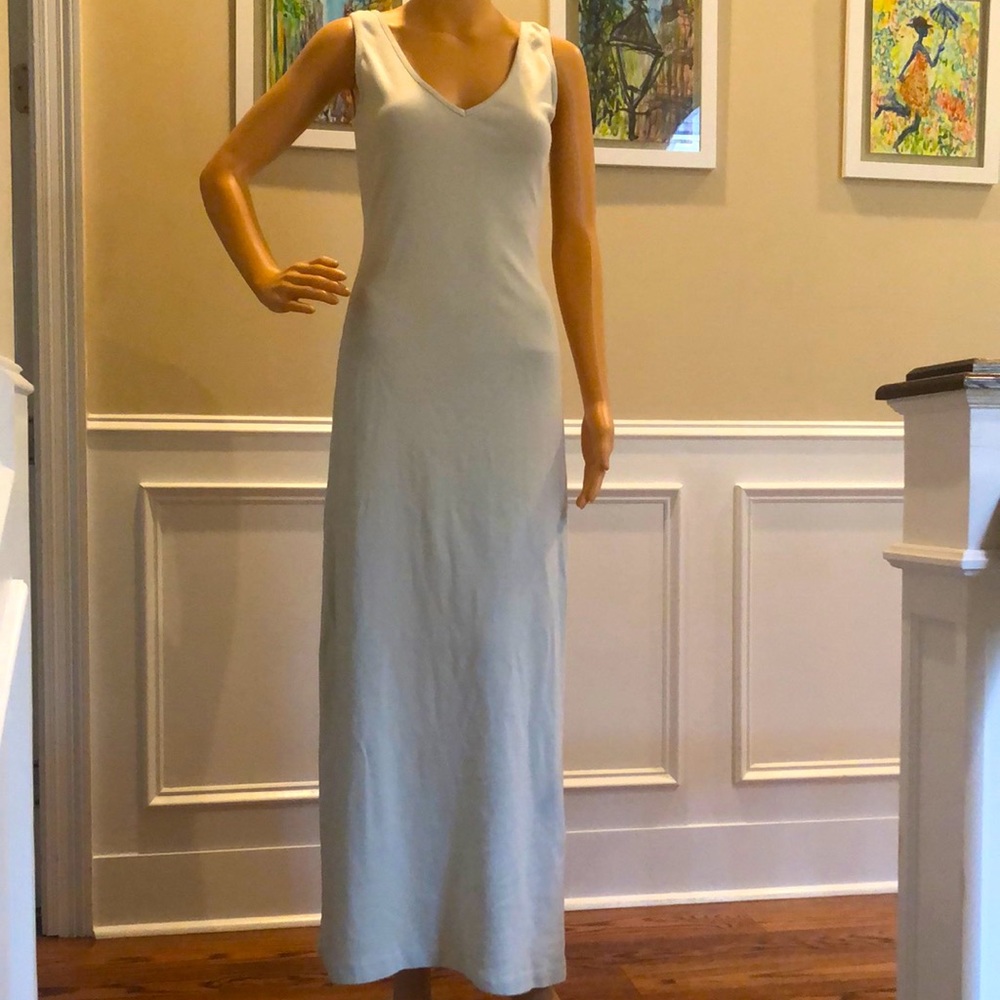 A Gold E maxi dress